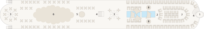 Ship Interior & Deck Plans on A-ROSA SENA